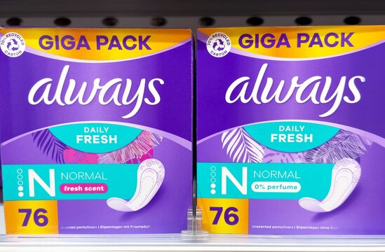 Always daily fresh pantyliners giga pack with fresh scent and perfume-free options