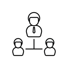 Organization vector icon