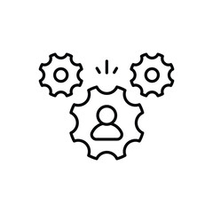 Employee Management vector icon