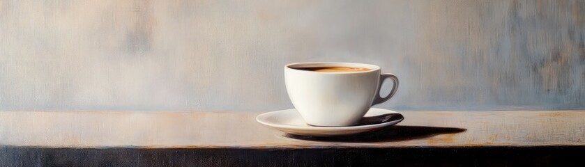 Obraz premium A Pure Moment of Coffee Bliss