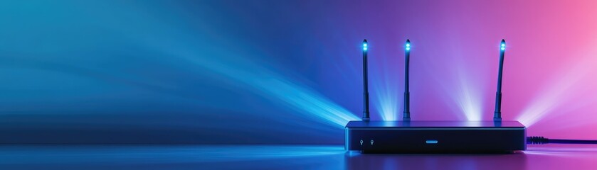  Fiber Optic Cables in Pink and Blue Glow