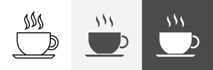 Coffee icon set vector art