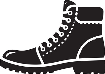 Shoe icon silhouette design in white background