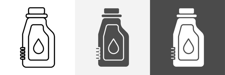 Oil icon set vector art