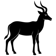 silhouette of a deer