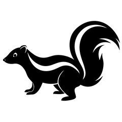 Skunk silhouette
