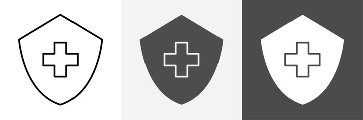 Fototapeta premium Safety icon set vector art