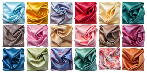collection of colorful fabric