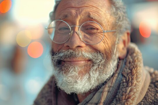 happiness and people concept   smiling man