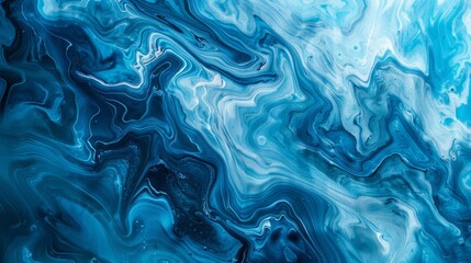 Obraz premium Aegean teal marble swirl texture with a nautical theme background Coastal living style home decor for summer Seamless pattern featuring fluid blue water flow effect on dyed textile