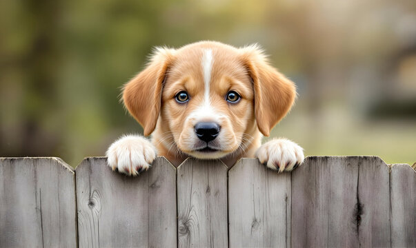 Curious puppy