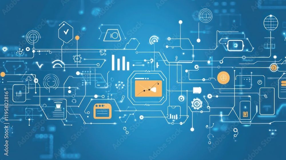 Poster Abstract Digital Network System Data Flow Chart