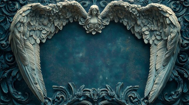 Heavenly Frame Design for Thumbnails: Create a Magical Aura, サムネイル用の天界のフレームデザイン：魔法のオーラを作り出す.Generative AI
