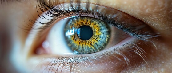 Double exposure of human eye and galaxy, exploring personal and universal perspectives