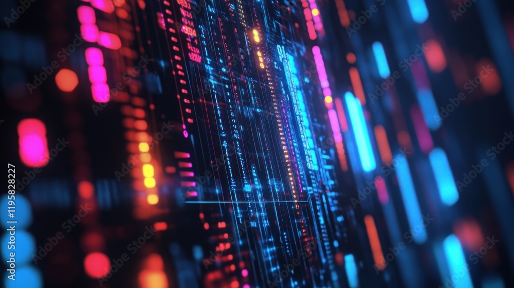 Poster Abstract Digital Data Stream Visualization