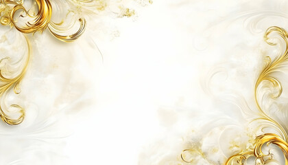 gold frame border royal swirl of vintage style for certificate, card, wedding, and menu. Illustration background 4