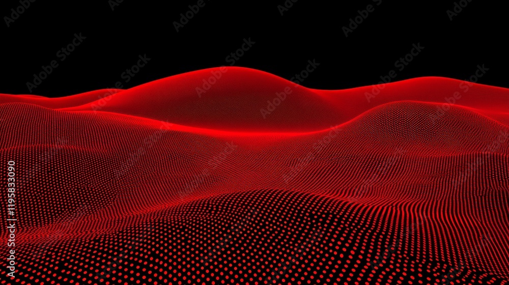 Poster abstract 3d illustration of a big data funnel. set against a technology neural network background, i