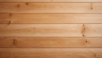 Fototapeta premium Close-up view of light beige wooden planks.