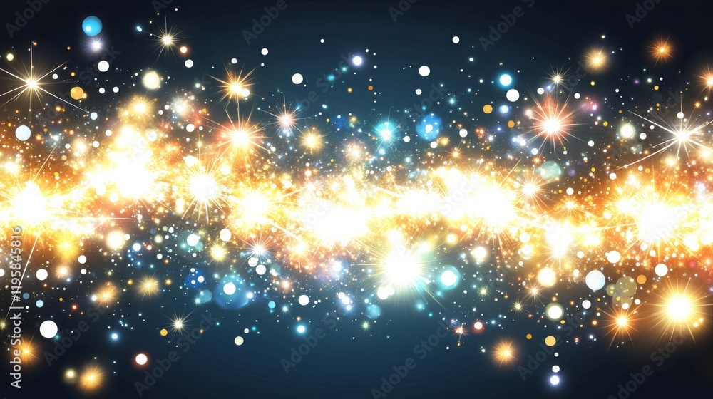 Poster introduction to the big data concept. digital neural networks. basics of the stock market. the cyber