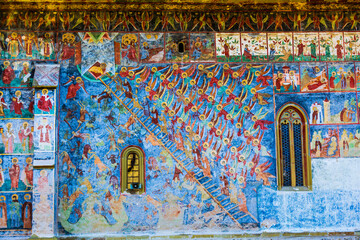 Romania, Transylvania, Bucovina, Suceava County. Eastern Orthodox. Sucevita Monastery. © Danita Delimont