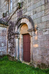 Spain, Galicia. Chapel outside Vilei