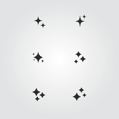 Stars icon flat vector design