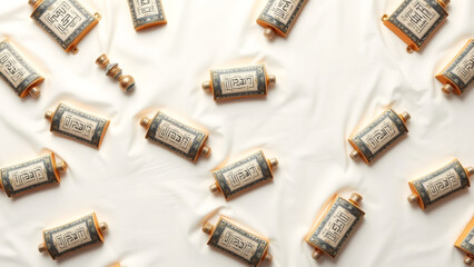 Organized Collection of Bottles with Labels