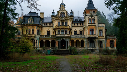 Obraz premium Hlubok?? nad Vltavou Castle in the Czech Republic