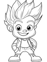 Fototapeta premium Coloring Page - vectorized - From the Love, Vacation, Fun and Drinks - Package