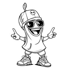 Coloring Page - vectorized - From the Love, Vacation, Fun and Drinks - Package