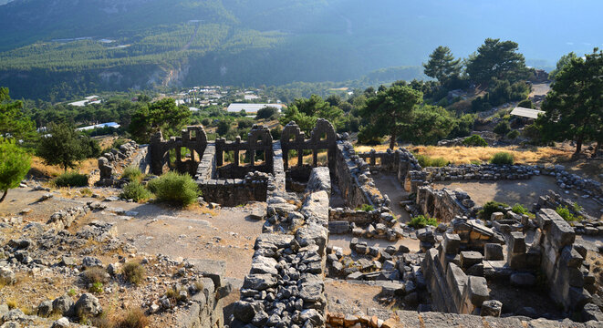 Arykanda Ancient City in Finike, Antalya, Turkey