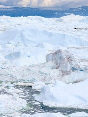 Ilulissat Icefjord also called Kangia or Ilulissat Kangerlua at Disko Bay. The Icefjord is listed...