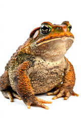 Naklejka premium Animal, Caruru Frog, Amazon, Pantanal, Forest, Nature, Amazon Rainforest, Art, Image, with Transparent Background PNG, for Stickers, T-Shirt Print, Cap, Mug, Flip Flops, Mousepad, Transparent PNG