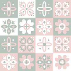 Seamless decorative vector patterns set