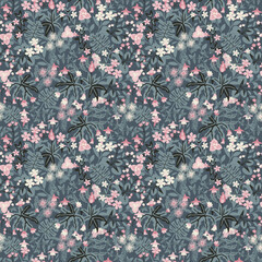 Seamless South American decorative flowers