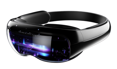 virtual reality glasses isolated