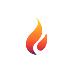 Stylized Flame Icon