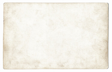 Vintage paper background isolated on white