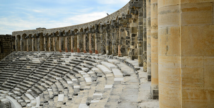 Aspendos Ancient City in Antalya, Turkey.