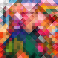 Colorful polygonal abstract background. Low poly effect. Polygon backdrop.