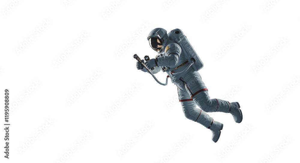 Aufkleber astronaut in space suit isolated on transparent background