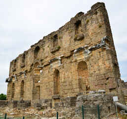 Aspendos Ancient City in Antalya, Turkey.
