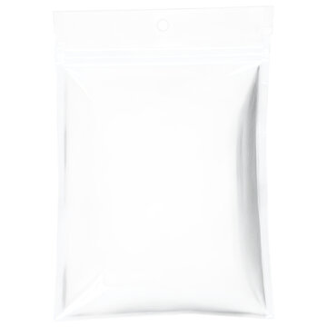 transparent Zip Lock Bag for Storage isolated on background

