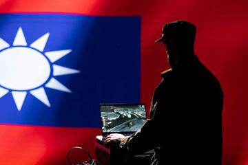 Communication systems operator working for Taiwanese freedom fighters uses radio and satellite...