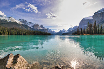 lake in the mountains