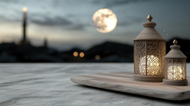 Night of Baraat: creative banner, spiritual gathering, religious observance, Laylat al-Baraa, Islamic heritage, holy night, celestial imagery, cultural importance, divine blessings, sacred moment.