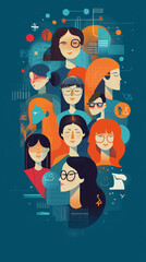 Women's Day with Gender Symbols