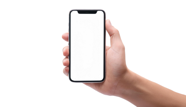 La mano de una persona sostiene un teléfono