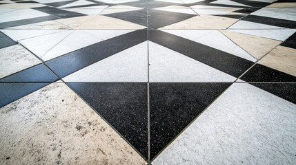 Geometric Tiled Pattern