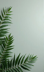 Obraz premium green leaves frame, leaf, plant, nature, tree, rosemary, branch, herb, tropical, grass, leaves, palm, summer, vector, twig, illustration, fresh, flower, garden, spring, foliage, food, forest, frame, h